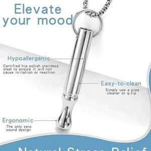 Stop smoking device with Silver Chain